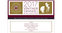 Desktop Screenshot of 41foundationvintnerdinner.com